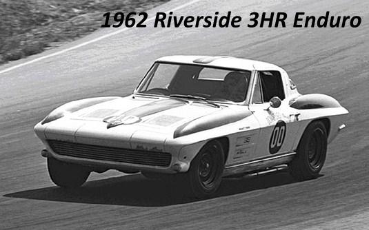 Racer Dave MacDonald in 1963 Z06 Stingray at Riverside